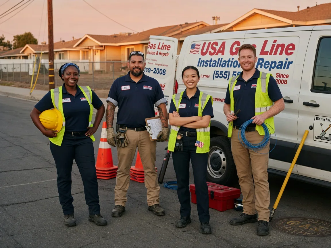 Gas Line Installation company in Newman, IL
